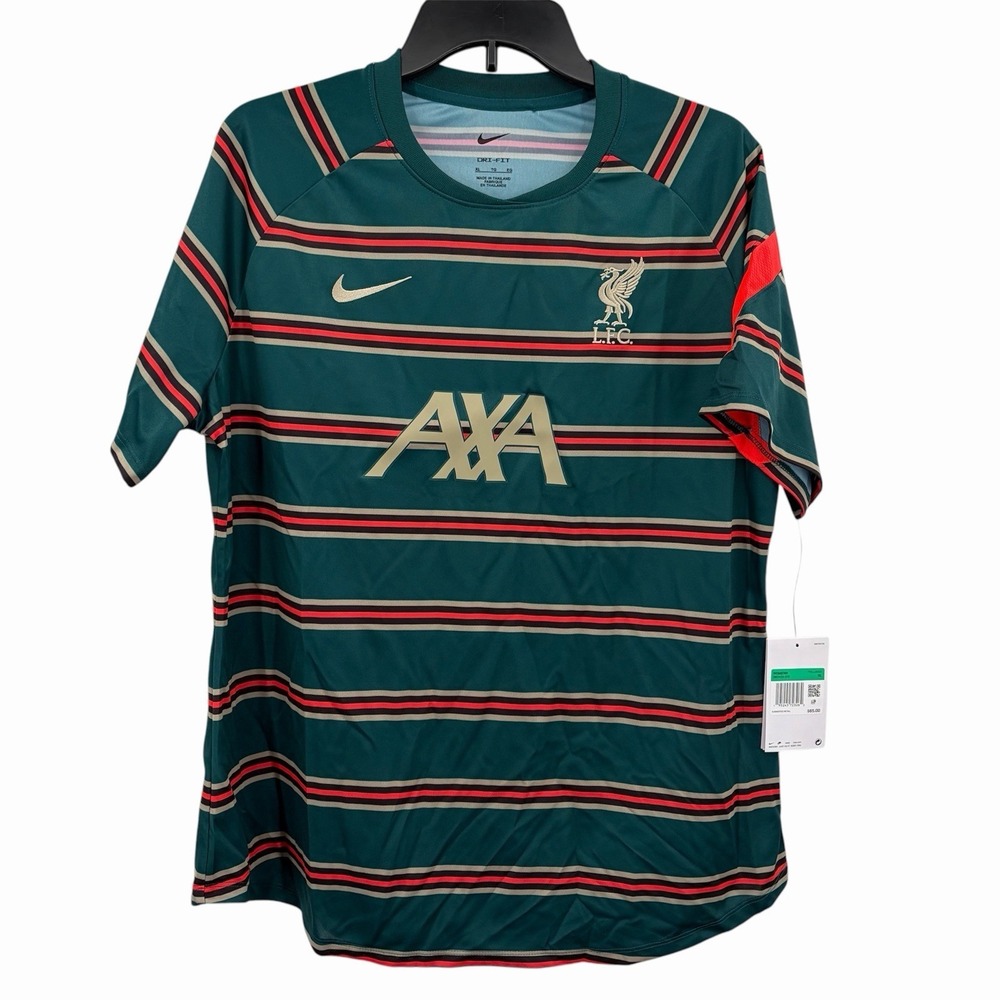 Nike Liverpool FC Women's Pre-Match Short-Sleeve‎ Soccer Top XL DB2433-376 Light
